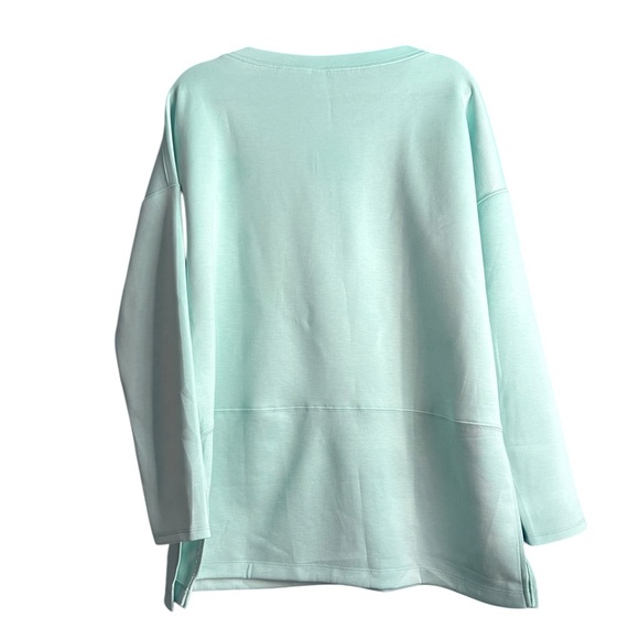 Scarlett Green Oversized Sweatshirt Relaxed Fit - Picture 2 of 6